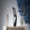 LICHAMP 6-Pack Utility Knife, Box Cutter with Belt Clip, Folding Pocket Knife, EDC Gear and Equipment, Quick Change Blade Razor Knives
