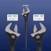 Lichamp 12-Inch Adjustable Construction Spud Wrench