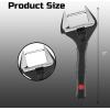 Lichamp 12-Inch Wide Jaw Adjustable Stubby Wrench with 60 mm Jaw Opening for Plumbing Automotive and Industry, Black