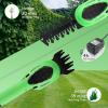 Lichamp 2-in-1 Electric Hand Held Grass Shear Hedge Trimmer Shrubbery Clipper Cordless Battery Powered Rechargeable for Garden and Lawn, CGS-3601 Grass Green(Green)