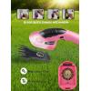 Lichamp 2-in-1 Electric Hand Held Grass Shear Hedge Trimmer Shrubbery Clipper Cordless Battery Powered Rechargeable for Garden and Lawn, CGS-3601 Grass Green(Pink)
