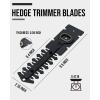 Lichamp Electric Hand Held Grass Shear Black Oxide Blade, 65Mn, Replacement for 2-in-1 Hedge Trimmer Shrubbery Clipper Cordless Blade
