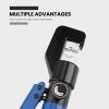 Lichamp Hydraulic Crimper Replacement Dies, Hex Lug Dies for Steel Cable or Terminal Crimper Tool, 9 Sizes from 12 AWG to 2/0 AWG, 1009SL