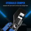Lichamp Stainless Steel Cable Crimper Hex Lug Tool, Hydraulic Hand Crimping Swaging Tool for Steel Wire Rope 1/8 and 3/16 inch