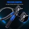 Lichamp Stainless Steel Cable Crimper Hex Lug Tool, Hydraulic Hand Crimping Swaging Tool for Steel Wire Rope 1/8 and 3/16 inch