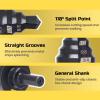 Lichamp Step Drill Bit Set for Metal Sheet Heavy Duty, 4-Piece Genuine M2 HSS Step Up Down Drill Bits Stepper Unibit for Steel Hole, 28 Sizes from 1/8 to 1/2 inches(10 Sizes  1/4″ to 1-3/8″)