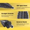 Lichamp Step Drill Bit Set for Metal Sheet Heavy Duty, 4-Piece Genuine M2 HSS Step Up Down Drill Bits Stepper Unibit for Steel Hole, 28 Sizes from 1/8 to 1/2 inches(11 Sizes  1/4″ to 1-3/8″)