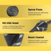 Lichamp Unibit Step Drill Bit for Metal, Genuine M2 Drill Stepper Bit for Hard Metal Heavy Duty, 19 Sizes from 3/16″ to 1-3/8″, Spiral Grooved with Hex Drive, C1BK