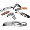 LICHAMP 6-Pack Utility Knife, Box Cutter with Belt Clip, Folding Pocket Knife, EDC Gear and Equipment, Quick Change Blade Razor Knives