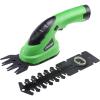 imageLichamp 2in1 Electric Hand Held Grass Shear Hedge Trimmer Shrubbery Clipper Cordless Battery Powered Rechargeable for Garden and Lawn CGS3601 Grass GreenGreen