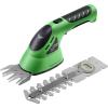 Lichamp 2-in-1 Electric Hand Held Grass Shear Pink Hedge Trimmer Shrubbery Clipper Cordless Battery Powered Rechargeable for Garden and Lawn, CGS3602PK Pink(Green)