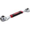 Lichamp 48-in-1 Socket Wrench, Flexible Multi Functional Dog Bone with Rubber Handle, 360 Degree Rotating Head, Any Size Standard Span for Auto Repair and More