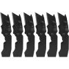 Lichamp 6-Pack Folding Utility Knife Box Cutter, Quick Change Razor Knife Utility Pocket Construction Blade, (Silver, C6SL)(Black)