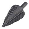 Lichamp Step Drill Bit Set for Metal Sheet Heavy Duty, 4-Piece Genuine M2 HSS Step Up Down Drill Bits Stepper Unibit for Steel Hole, 28 Sizes from 1/8 to 1/2 inches(11 Sizes  1/4″ to 1-3/8″)
