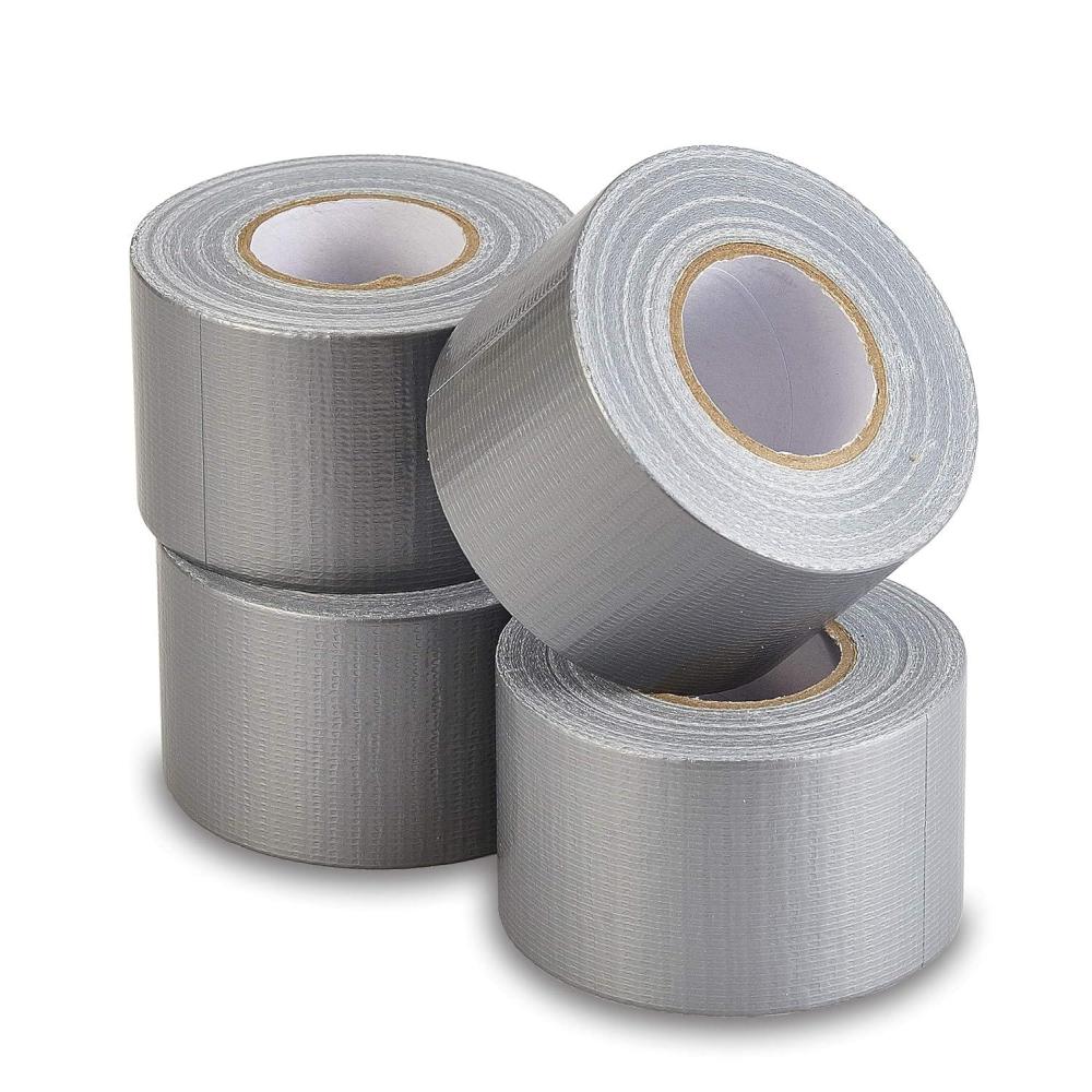 imageLichamp 4 Rolls Mini Duct Tapes Waterproof No Residue Pocket Size Gray Duct Tape for Travel Camping Packaging Taping Sealing Repairing Tying Tear by Hand 2 Inches x 27 Yards