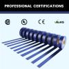 Lichamp 10-Pack Blue Electrical Tape Waterproof, 3/4 in x 66ft, Industrial Grade UL/CSA Listed High Temp Electrical Tape Blue Electric Super Vinyl