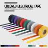 Lichamp 10-Pack Colored Electrical Tape Waterproof,3/4 inx66ft,Industrial Grade UL/CSA Listed High Temp Electrical Tape 10 Colors Electric Super Vinyl