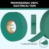 Lichamp 10-Pack Green Electrical Tape Waterproof, 3/4 in x 66ft, Industrial Grade UL/CSA Listed High Temp Electrical Tape Green Electric Super Vinyl