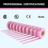 Lichamp 10-Pack Pink Electrical Tape Waterproof, 3/4 in x 66ft, Industrial Grade UL/CSA Listed High Temp Electrical Tape Pink Electric Super Vinyl
