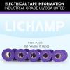 Lichamp 10-Pack Purple Electrical Tape Waterproof, 3/4 in x 66ft, Industrial Grade UL/CSA Listed High Temp Electrical Tape Purple Electric Super Vinyl