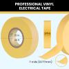 Lichamp 10-Pack Yellow Electrical Tape Waterproof, 3/4 in x 66ft, Industrial Grade UL/CSA Listed High Temp Electrical Tape Yellow Electric Super Vinyl