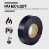 Lichamp 20-Pack Black Electrical Tape Waterproof, 3/4 in x 66ft, Industrial Grade UL/CSA Listed High Temp Electrical Tape Electric Super Vinyl