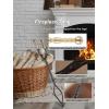 Lichamp Fireplace Tools Set, 5-Pieces Indoor Outdoor Sturdy Fire Place Poker Sets with Retro Gold Handle, FTS45GD