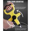 Lichamp Long Tape Measure 165FT/50M, SAE Metric Steel Tape Reel for Engineer, Field and Yard
