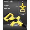 Lichamp Long Tape Measure 165FT/50M, SAE Metric Steel Tape Reel for Engineer, Field and Yard