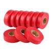 Lichamp 10-Pack Red Electrical Tape Waterproof, 3/4 in x 66ft, Industrial Grade UL/CSA Listed High Temp Electrical Tape Electric Super Vinyl