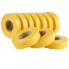 Lichamp 10-Pack Yellow Electrical Tape Waterproof, 3/4 in x 66ft, Industrial Grade UL/CSA Listed High Temp Electrical Tape Yellow Electric Super Vinyl