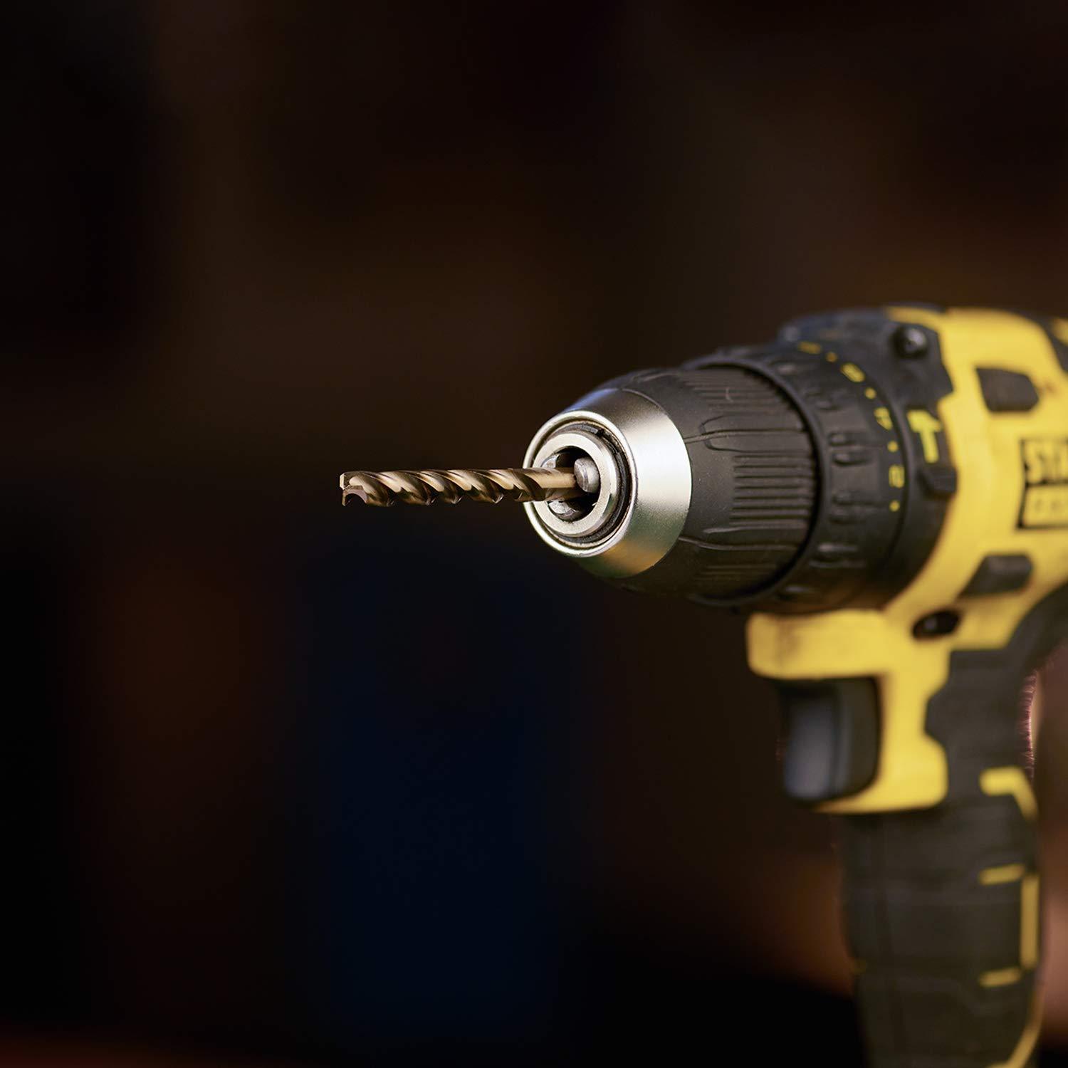 imageLichamp 12quot HSS Cobalt Drill Bits 5PCS with Three Flute for Hard Metal Hardened Stainless Steel and Cast Iron14 in