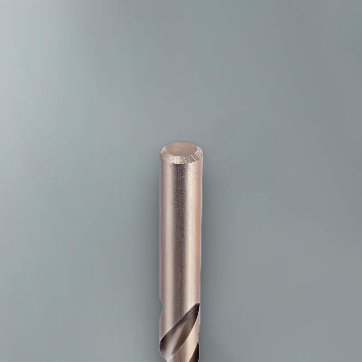 imageLichamp 12quot HSS Cobalt Drill Bits 5PCS with Three Flute for Hard Metal Hardened Stainless Steel and Cast Iron18 in