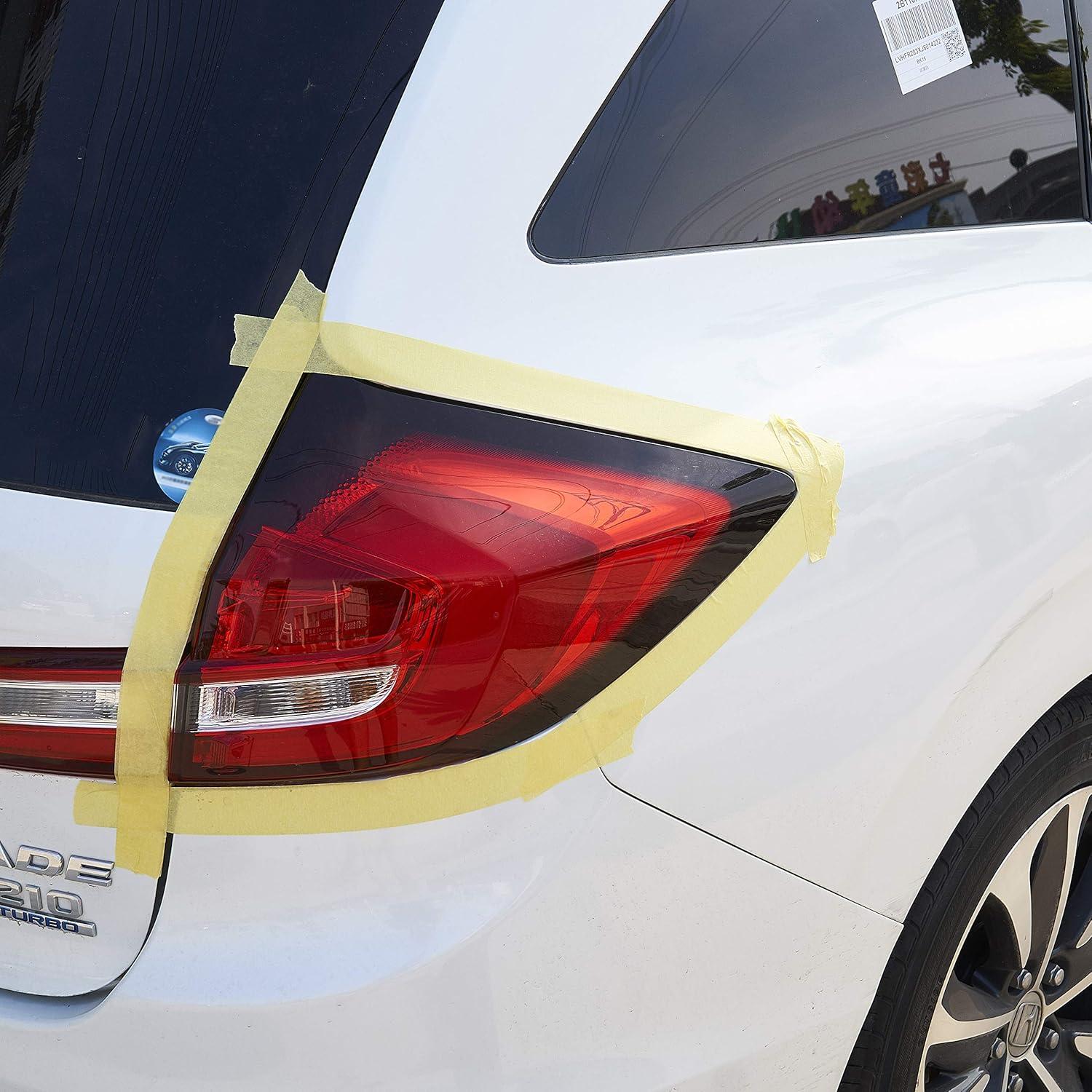 imageLichamp 30Pack Automotive Refinish Masking Tape Yellow 36mm x 55m Cars Vehicles Auto Body Paint Tape Automotive Painters Tapes Bulk Set 14inch x 180foot x 30 Rolls 1800 Total Yards