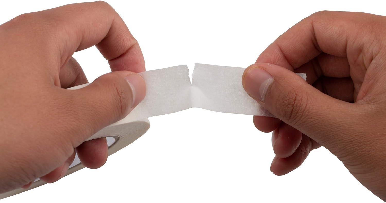 imageLichamp Masking Tape 1 inch 10 Pack General Purpose Masking Tape Bulk Multipack for Basic Use 1 inch x 55 Yards x 10 Rolls 550 Total Yards