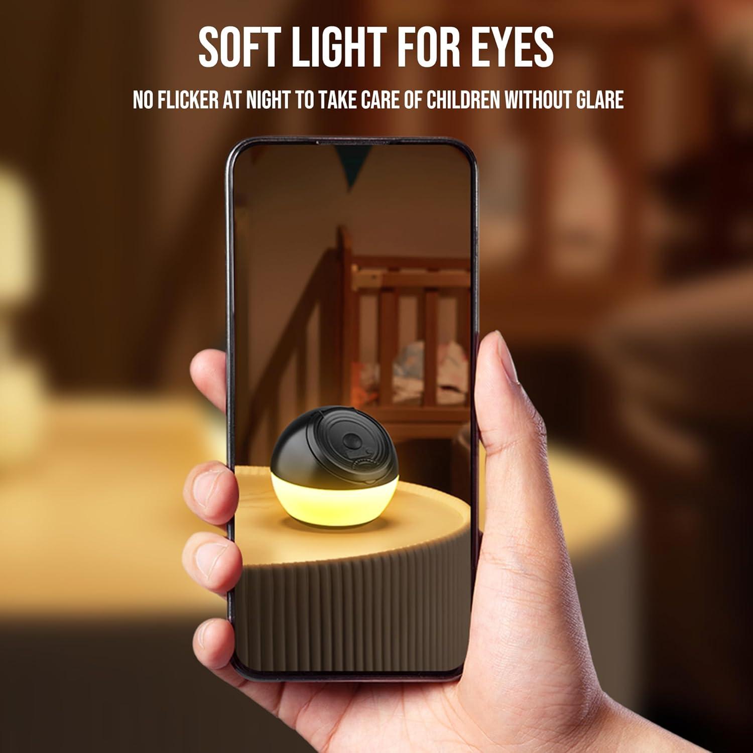 imageLichamp Mini Lantern LED Hanging Small Light with 5 Modes Warm Red Yellow White Flashlight Bright ampamp Dim USB Rechargeable for Night Light Tent Use Ambient Lighting