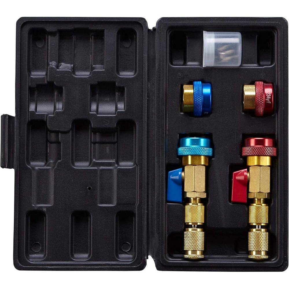 imageLichamp Automotive AC R134A R1234YF Valve Core Remover and Installer Tool Set for Standard and JRA Valve Core Couplers