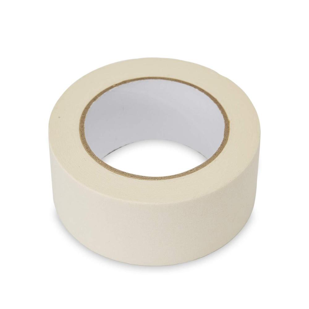 imageLichamp Wide Masking Tape 2 inches 1pc General Purpose Beige Masking Tape White Masking Paper 195 inches x 55 Yards