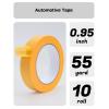 Lichamp 10 Bulk Pack 1 Inch Yellow Painters Tape, Orange Masking Tape, 0.95 inch x 55 Yard x 10 roll, 1010YN(Total 550 Yards)