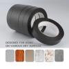 Lichamp 10 Pack Black Painters Tape 1 inch, Medium Adhesive Black Masking Tape Bulk Multi Pack, 1 inch x 55 Yards x 10 Rolls (550 Total Yards)
