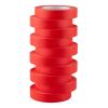 Lichamp 10 Pack Red Painters Tape 1 inch, Medium Adhesive Red Masking Tape Bulk Multi Pack, 1 inch x 55 Yards x 10 Rolls (550 Total Yards)