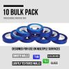 Lichamp 10-Piece Blue Painters Tape 1 inch, Blue Masking Tape Bulk Multi Pack, 1 inch x 55 Yards x 10 Rolls (550 Total Yards)