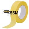 Lichamp 30-Pack Automotive Refinish Masking Tape Yellow 36mm x 55m, Cars Vehicles Auto Body Paint Tape, Automotive Painters Tapes Bulk Set 1.4-inch x 180-foot x 30 Rolls (1800 Total Yards)