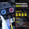 Lichamp AC Gauges, A/C Manifold Gauge Set for R134a R22 R12 R502, Professional #A302