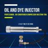 Lichamp AC Oil Injector R134A, R1234YF Refrigerant A/C Dye Injector Kit with Adjustable Coupler and Oil Checkers