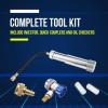 Lichamp AC Oil Injector R134A, R1234YF Refrigerant A/C Dye Injector Kit with Adjustable Coupler and Oil Checkers