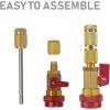 Lichamp Automotive AC R134A R1234YF Valve Core Remover and Installer Tool Set, for Standard and JRA Valve Core Couplers