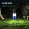 Lichamp LED Camping Lantern, 4 Pack Battery Powered Flashlight for Power Outages, Portable Collapsible Hanging Light Essential for Home, Outdoor, Emergency Lamp Survival Kit Gear for Hurricane, B4LW(Blue)