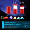 Lichamp LED Camping Lantern, 4 Pack Battery Powered Flashlight for Power Outages, Portable Collapsible Hanging Light Essential for Home, Outdoor, Emergency Lamp Survival Kit Gear for Hurricane, B4LW(Red)