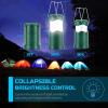 Lichamp LED Camping Lantern, 4 Pack Battery Powered Flashlight for Power Outages, Portable Collapsible Hanging Light Essential for Home, Outdoor, Emergency Lamp Survival Kit Gear for Hurricane, B4LW(Blue  Dark Green  Gold  Black)